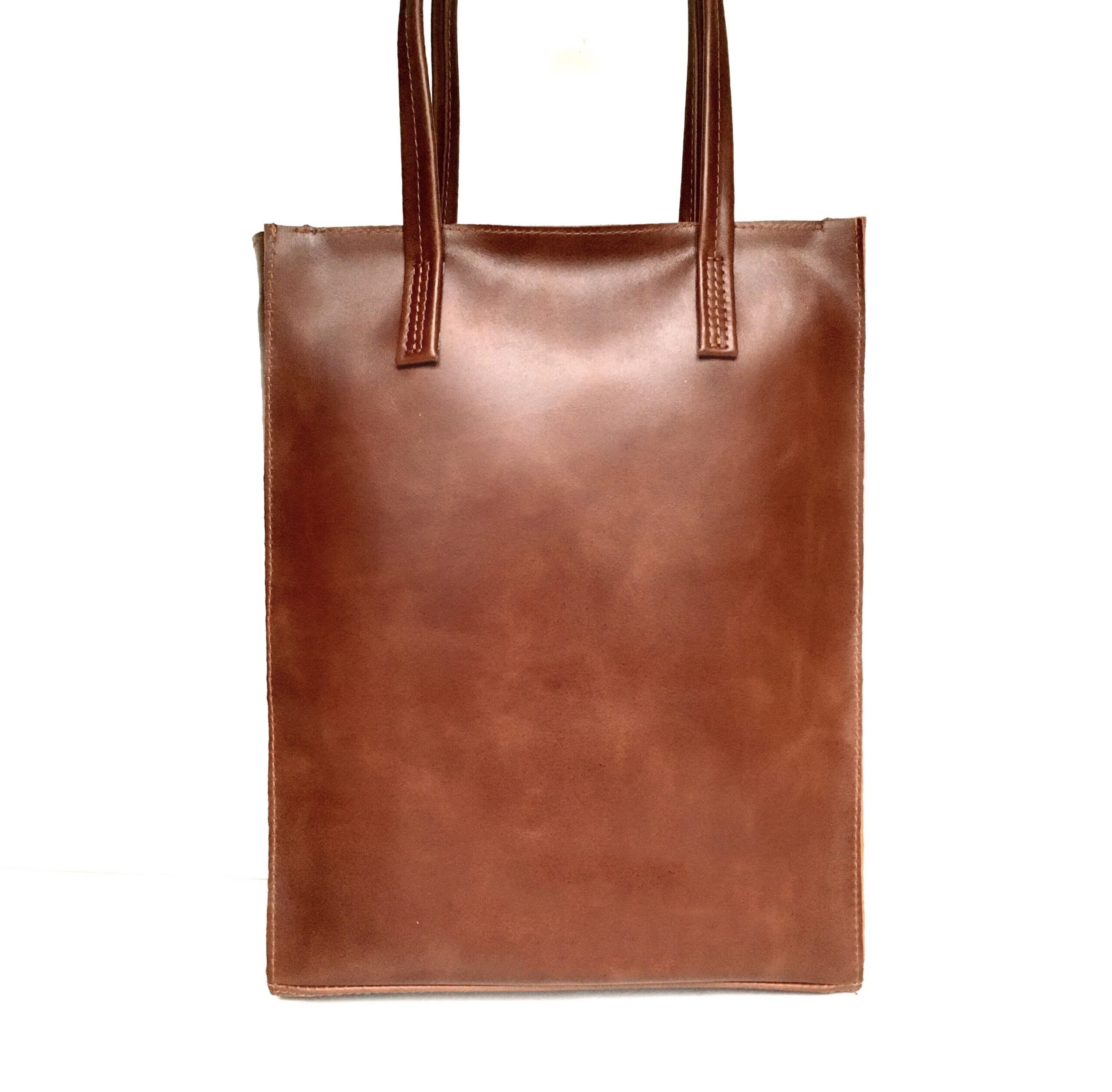 Large leather tote bag | Leather Skivers Hides